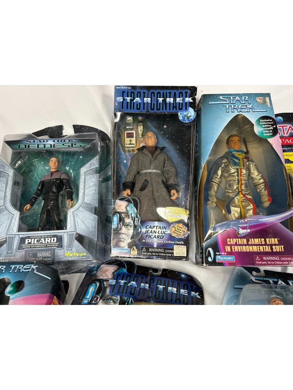Star Trek Lot of Mixed Action Figure Generation First Contact Nemesis